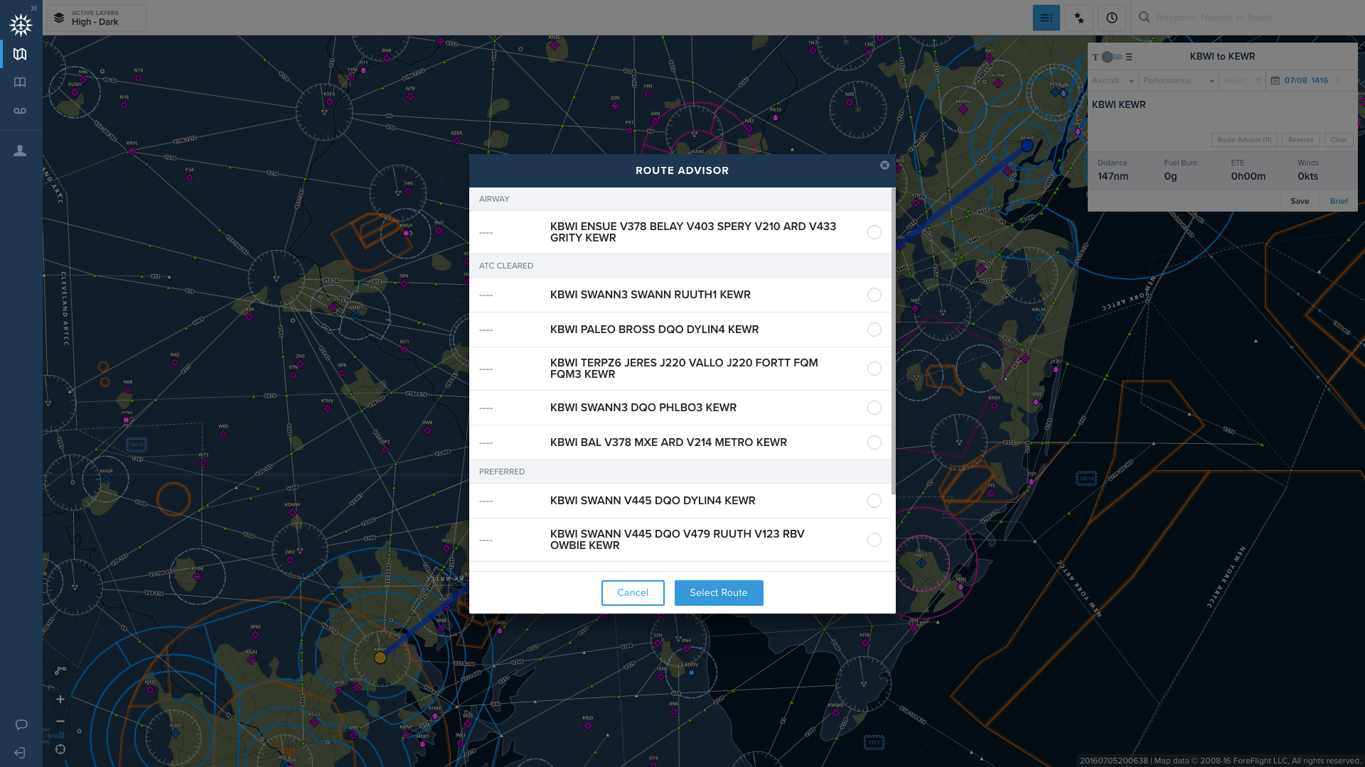 File, Brief, Manage Aircraft Profiles With ForeFlight On The Web ...