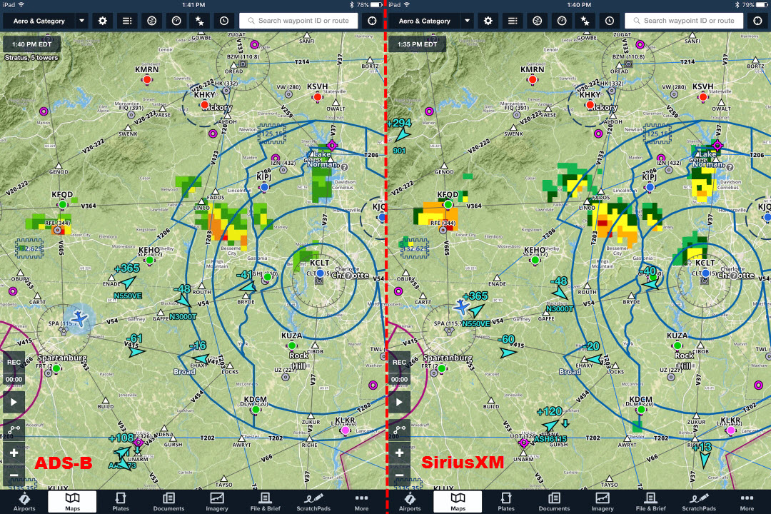 Tips On Using SiriusXM Satellite Weather In ForeFlight - ForeFlight Blog