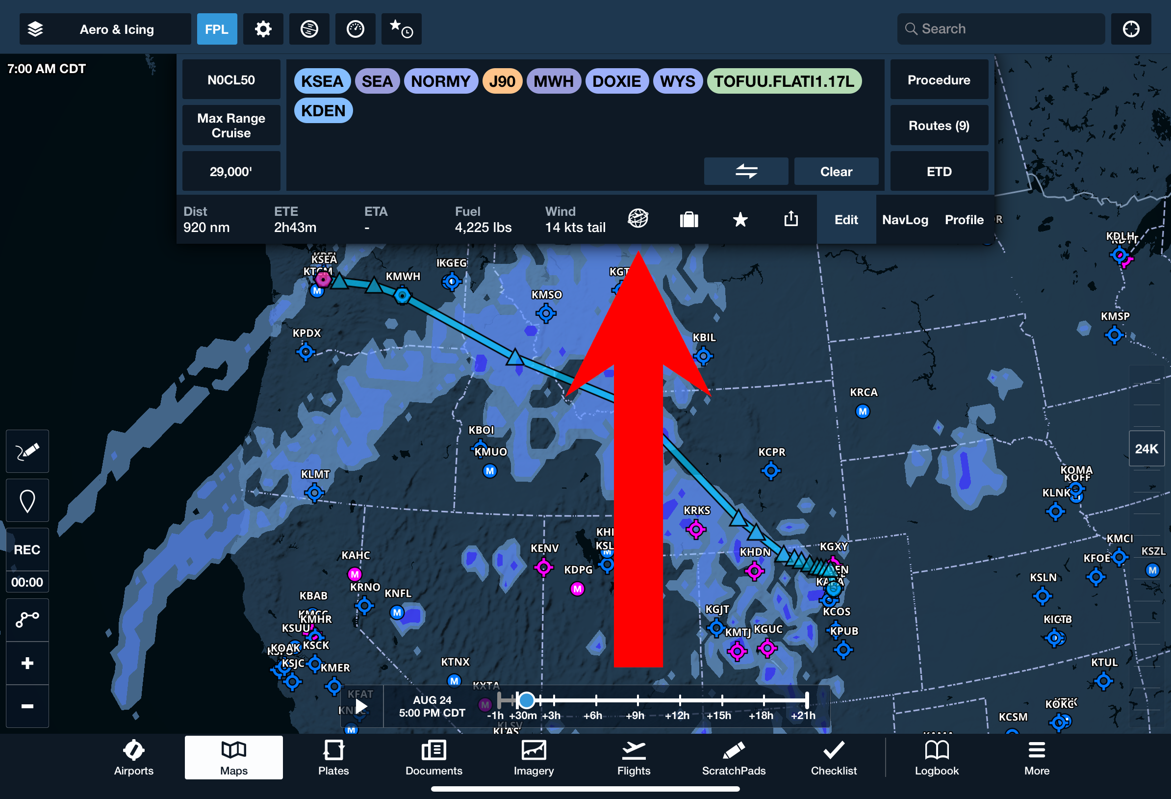 Weather in 3D Preview Visual Approaches and Traffic Pattern